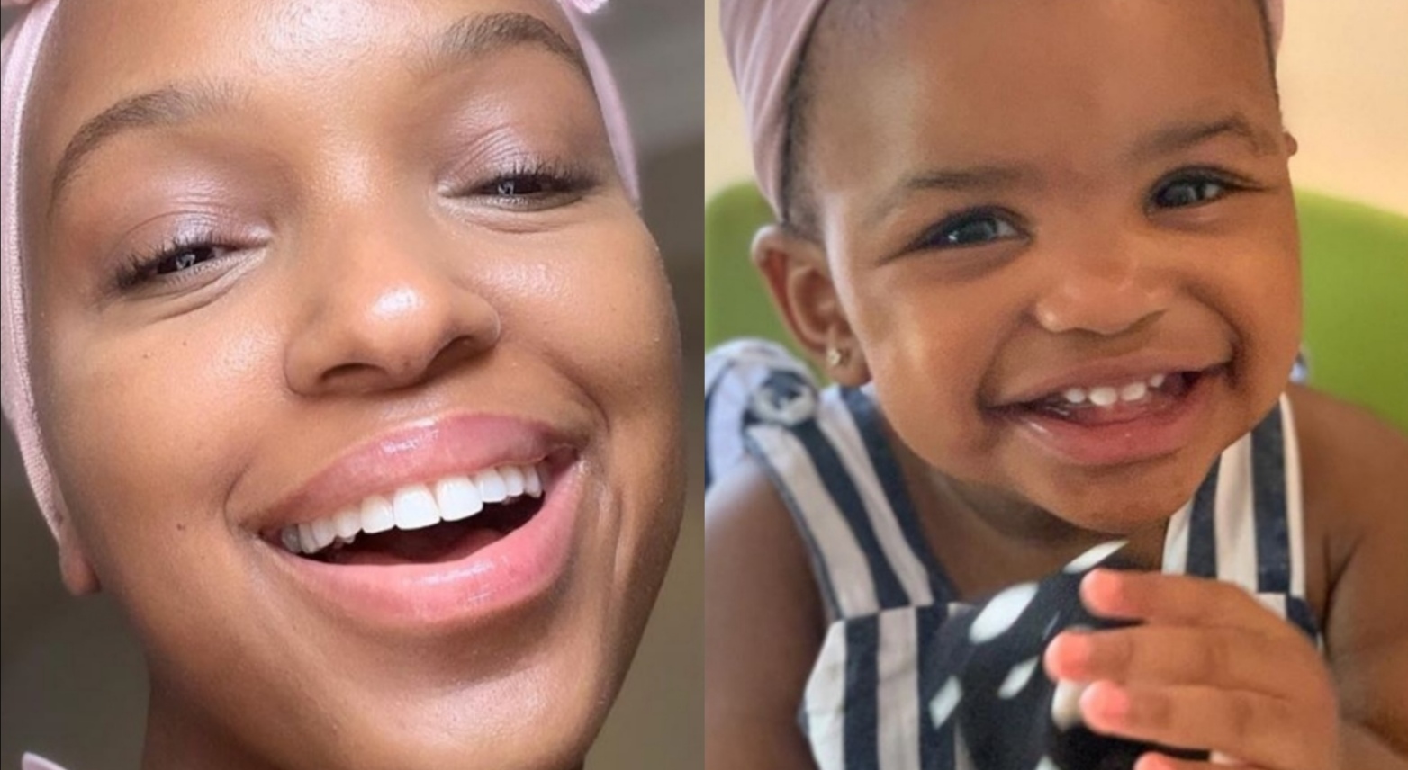 Watch! Nandi Madida's Daughter Is Her Mini Me After Getting A Bald Haircut