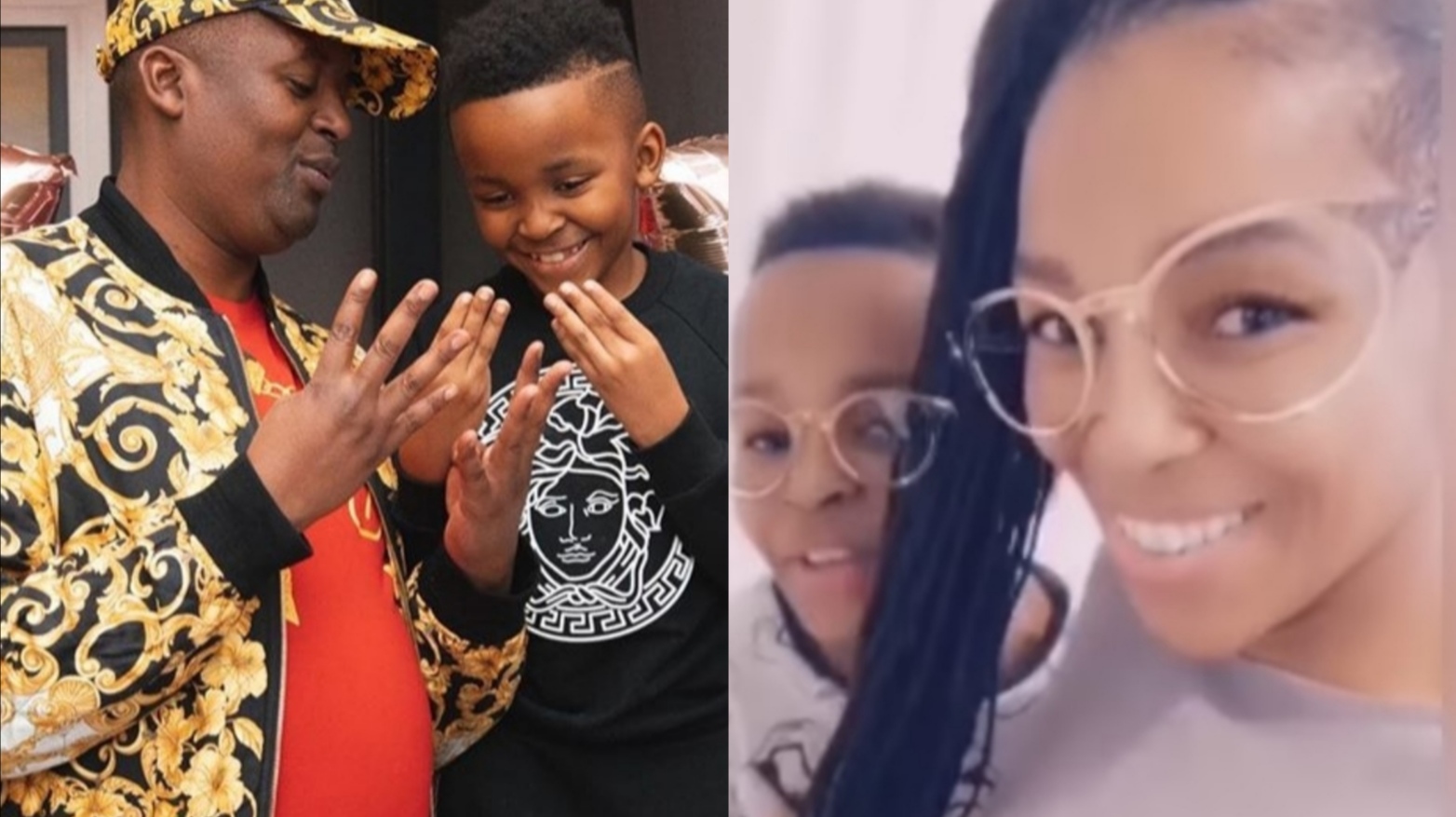Nhlanhla And TK Nciza Throw Separate Parties For Their Son's 8th Birthday