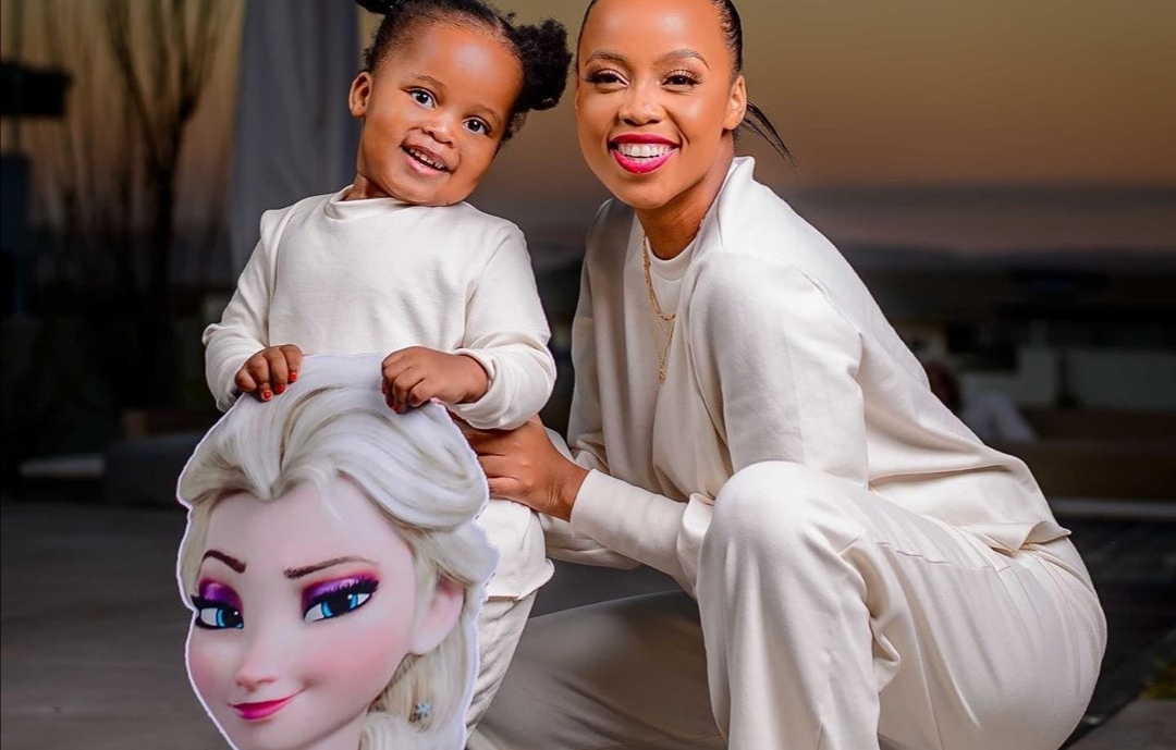 Ntando Duma Responds To Critics Questioning Why Her Daughter Has White Dolls!
