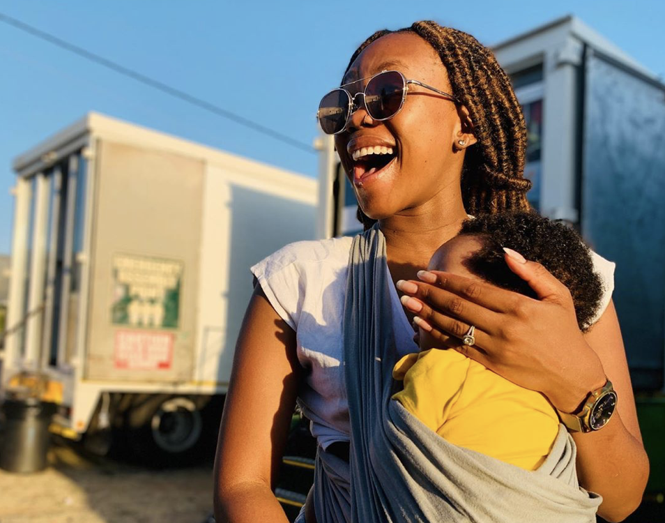 Pics! Bontle Modiselle Introduces Her Adorable Daughter To The World