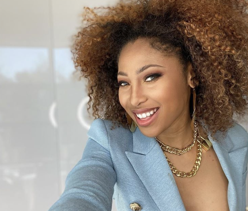 Pic! Enhle Mbali Shows Off Her Cool Luxury Car