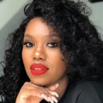 Gugu Gumede Shows Off How Long Her Natural Hair Is