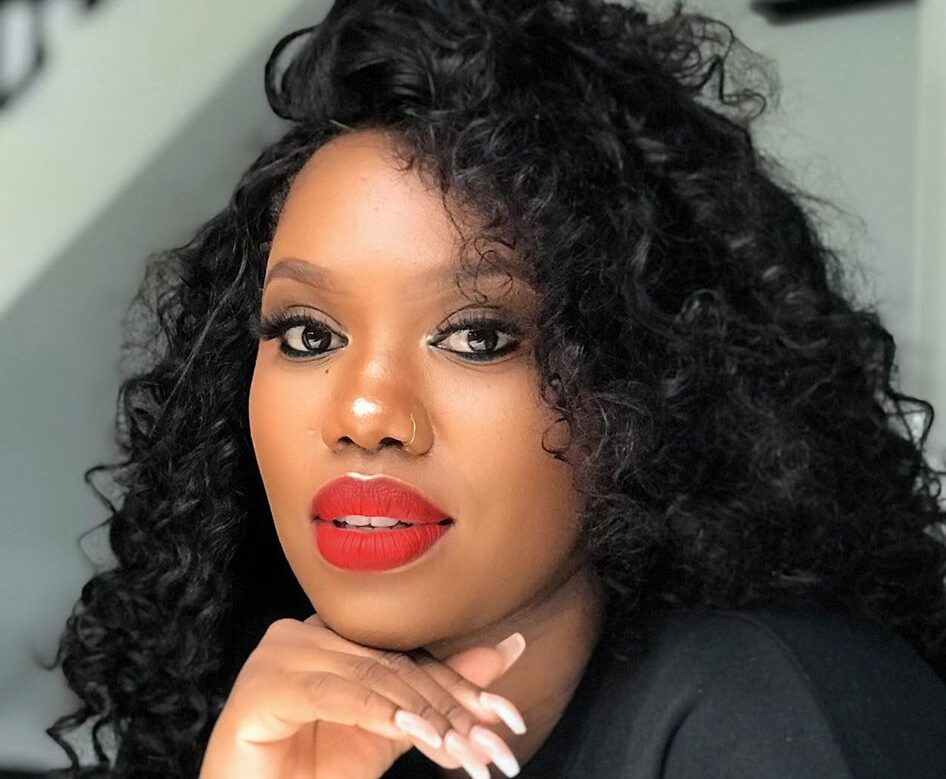 Gugu Gumede Shows Off How Long Her Natural Hair Is