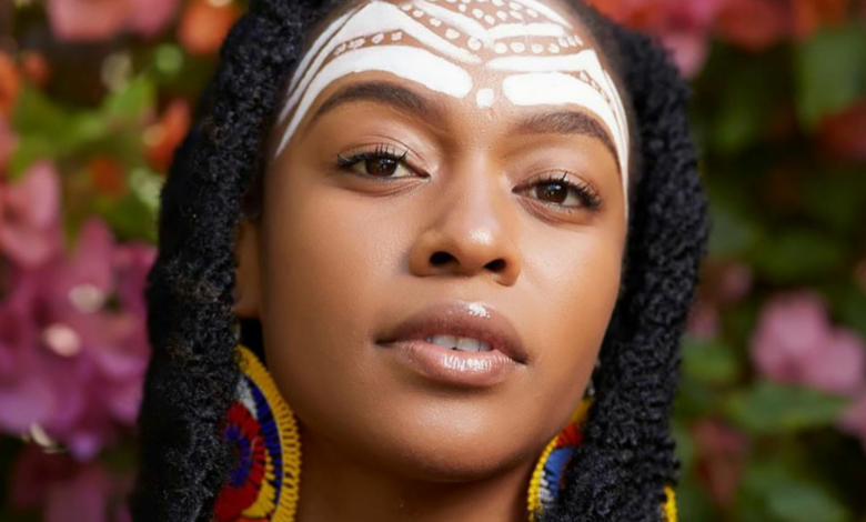 Pic! Nomzamo Mbatha Reacts To Seeing Herself On The Official Poster Of