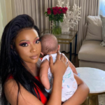 Pic! Pearl Modiadie Gushes Over Her Family With Adorable Photo Of Her Baby Daddy And Their Son