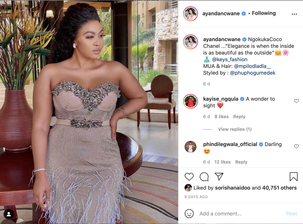 Top 5 Ayanda Ncwane Looks That Prove She's The Best Styled ...