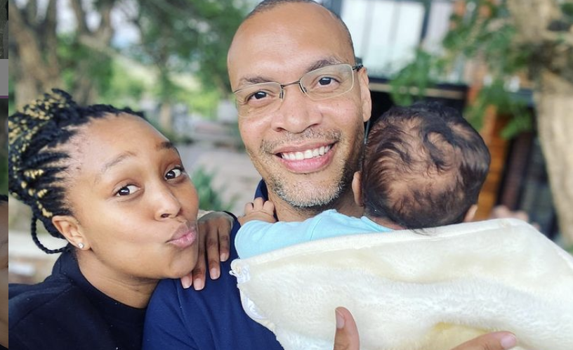 Pic! Minnie Dlamini Jones Reveals Her Son's Face For The First Time