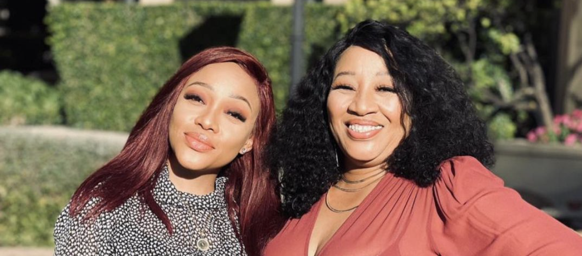 Pics! Thando Thabethe Pens A Heartfelt Message To Her Mother In Celebration Of Her Birthday