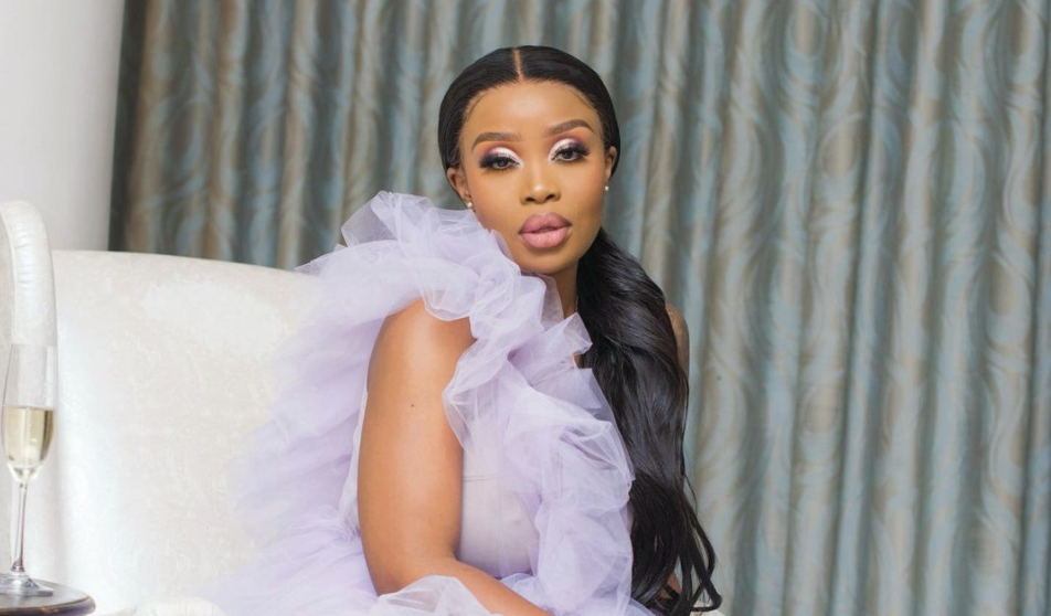 Pics! Andile Mpisane's Partner Sithelo Shows Off Her Baby Bump In New Maternity Shoot