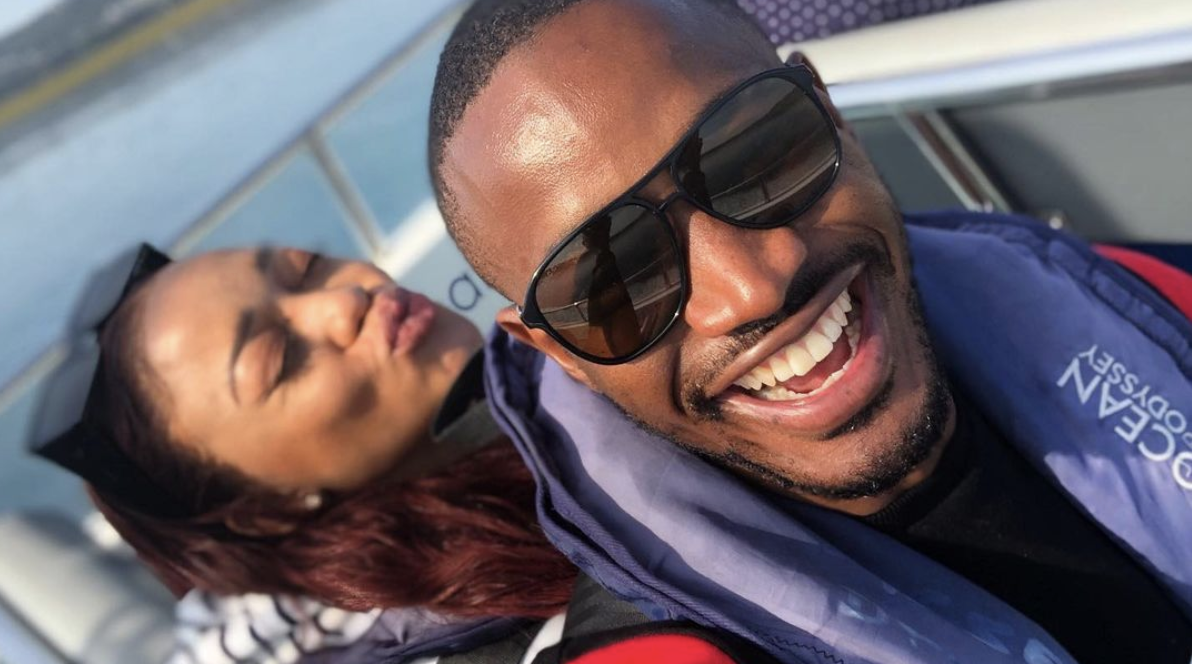 Watch! Lunga Shabalala Using Thando Thabethe To Squat Is The Couple Goals Content That We Needed