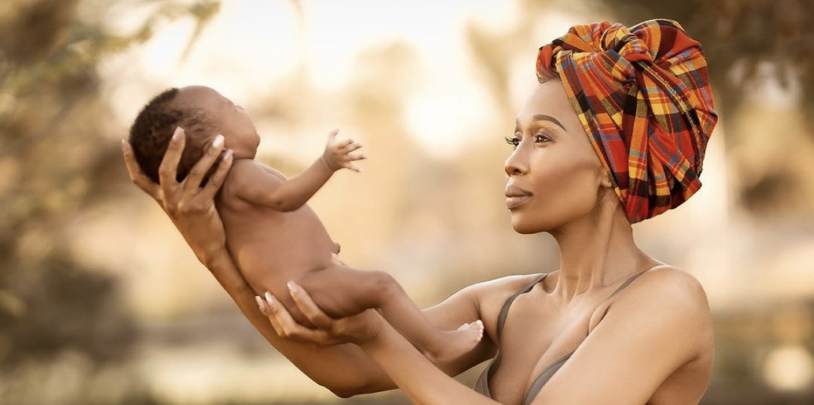 Watch! Dineo Ranaka Shares Her Pregnancy Photos As Her Daughter Turns 3 Months Old