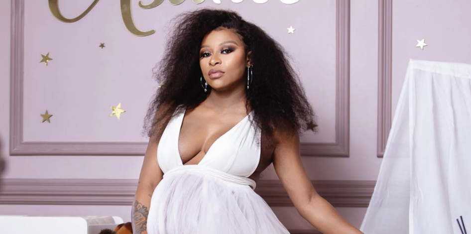 Pics! DJ Zinhle Shares First Photo With Her Newborn Baby