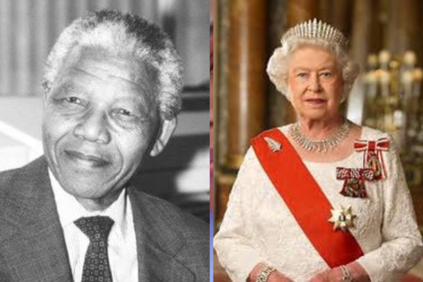 Nelson Mandela and Queen Elizabeth