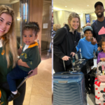 Siya Kolisi with Rachel and Kids