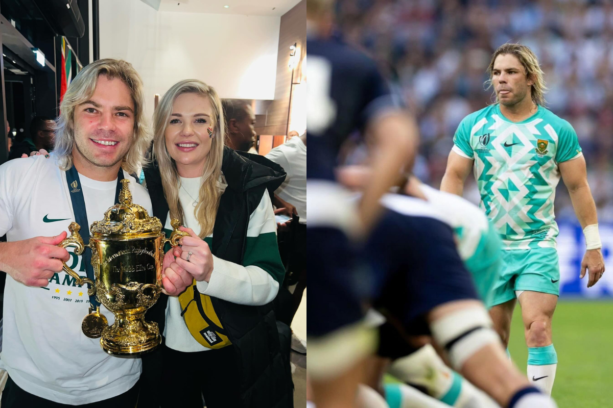 Big love to fans: Faf De Klerk's gratitude post! - OkMzansi